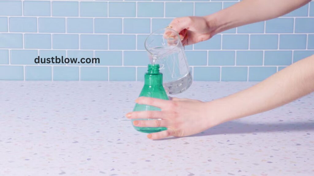 How do I clean hard water stains quickly?