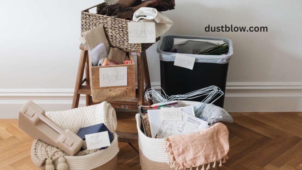 What is the best way to organize a messy bedroom?